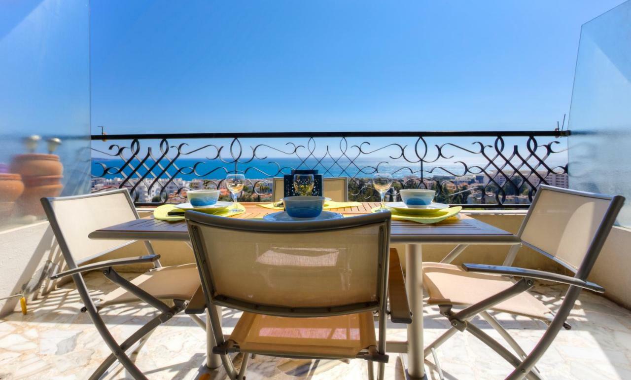 Confortable 3 Pieces Avec Superbe Vue Mer Nice Exterior photo