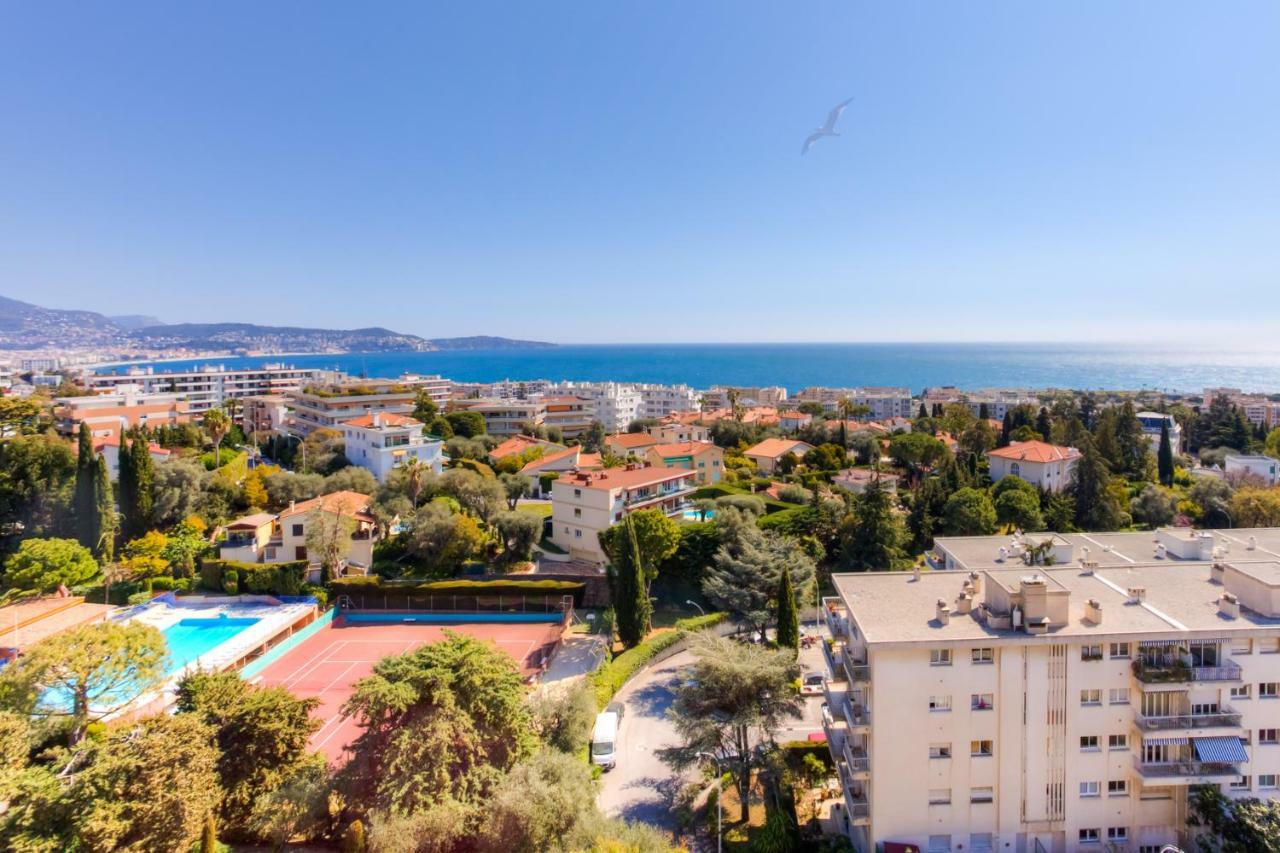 Confortable 3 Pieces Avec Superbe Vue Mer Nice Exterior photo