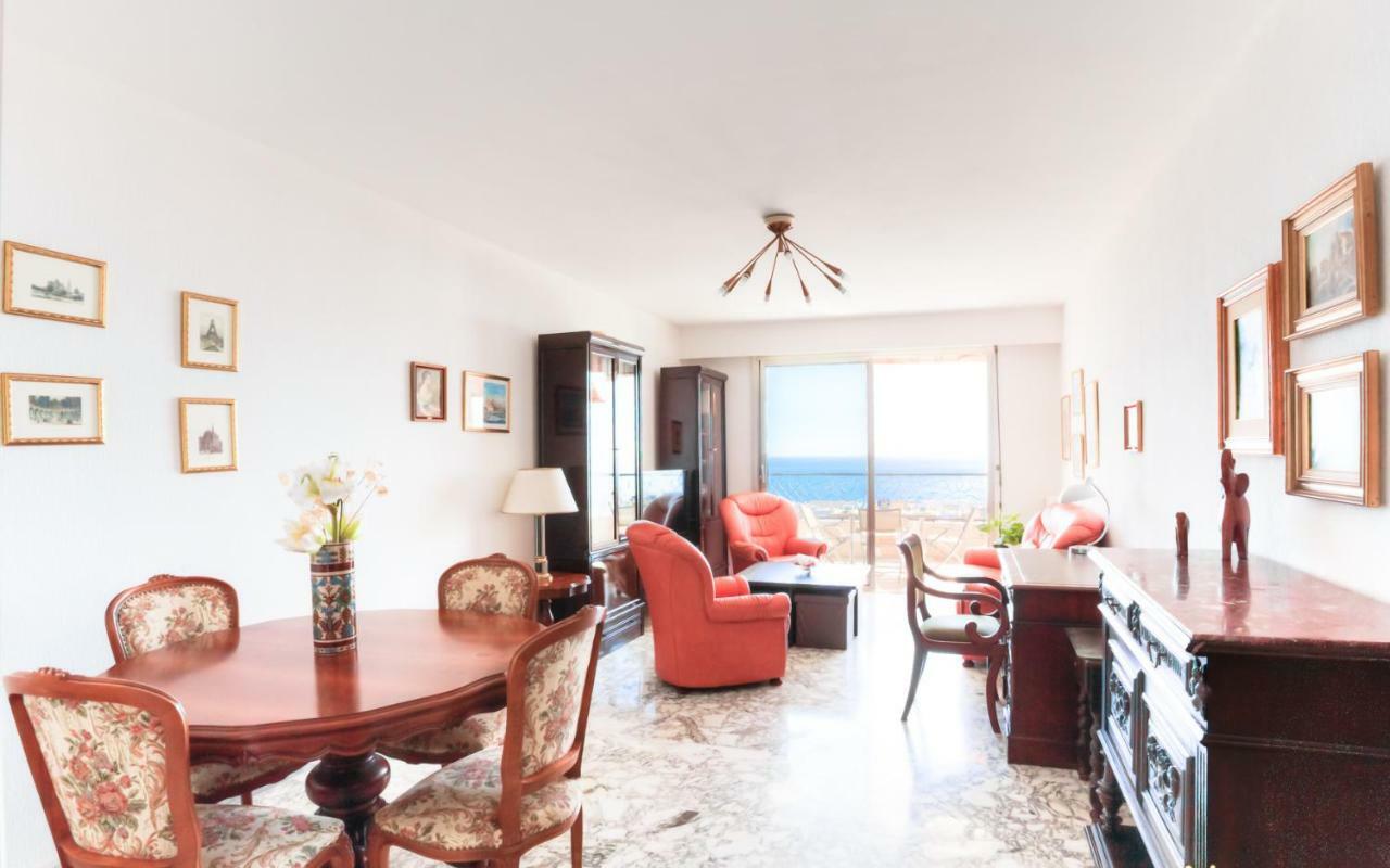 Confortable 3 Pieces Avec Superbe Vue Mer Nice Exterior photo