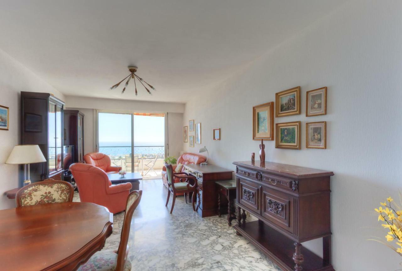 Confortable 3 Pieces Avec Superbe Vue Mer Nice Exterior photo