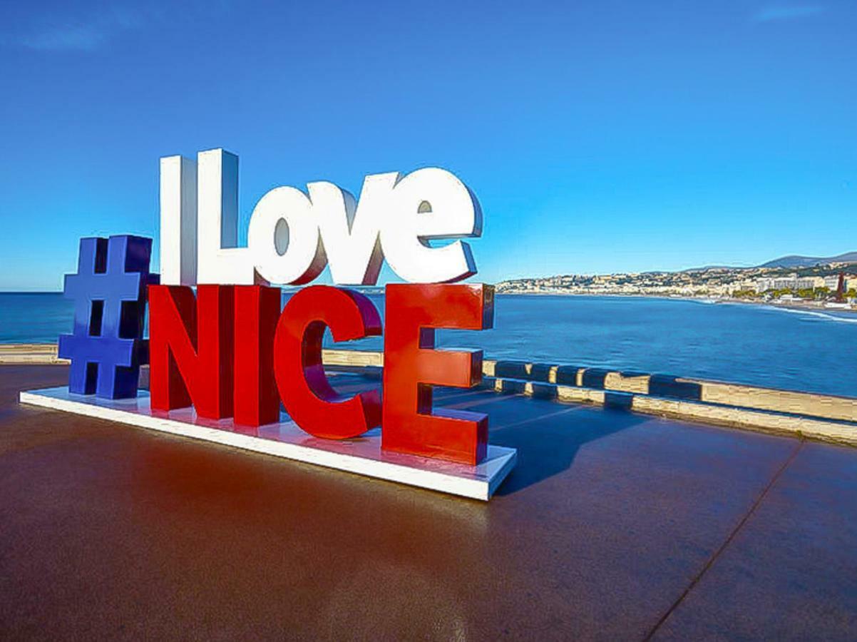Confortable 3 Pieces Avec Superbe Vue Mer Nice Exterior photo
